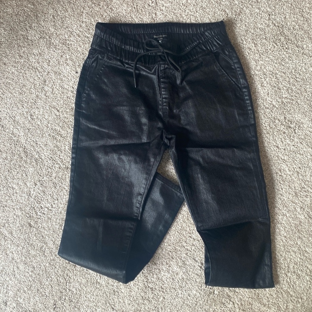 Juicy Couture black “leather looking” pants